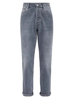 Iconic Fit Five Pocket Jeans