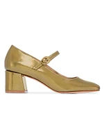 Ancona Block Heel Mary Janes