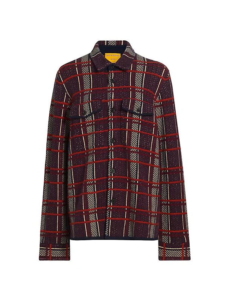 Plaid Cashmere Work Shirt