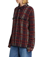 Plaid Cashmere Work Shirt