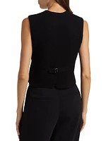 Cashmere Knit Tailored Vest