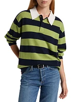 Striped Cashmere Rugby Sweater