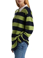 Striped Cashmere Rugby Sweater