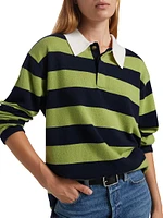 Striped Cashmere Rugby Sweater