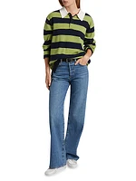 Striped Cashmere Rugby Sweater