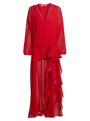 Calliope Tie-Waist Maxi Dress