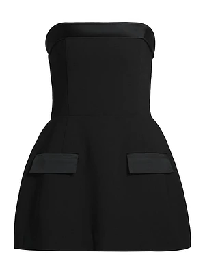 Lucienne Satin Fit & Flare Romper