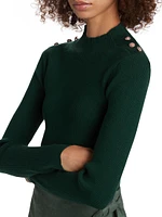 The Yana Rib-Knit Mock-Turtleneck Sweater