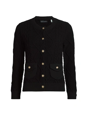 The Amira Cable-Knit Cardigan