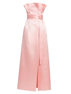 Duchesse Satin A-Line Gown
