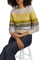 Lace Fair Isle Sweater