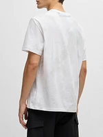 Relaxed Fit T-Shirt with Decorative Reflective Print