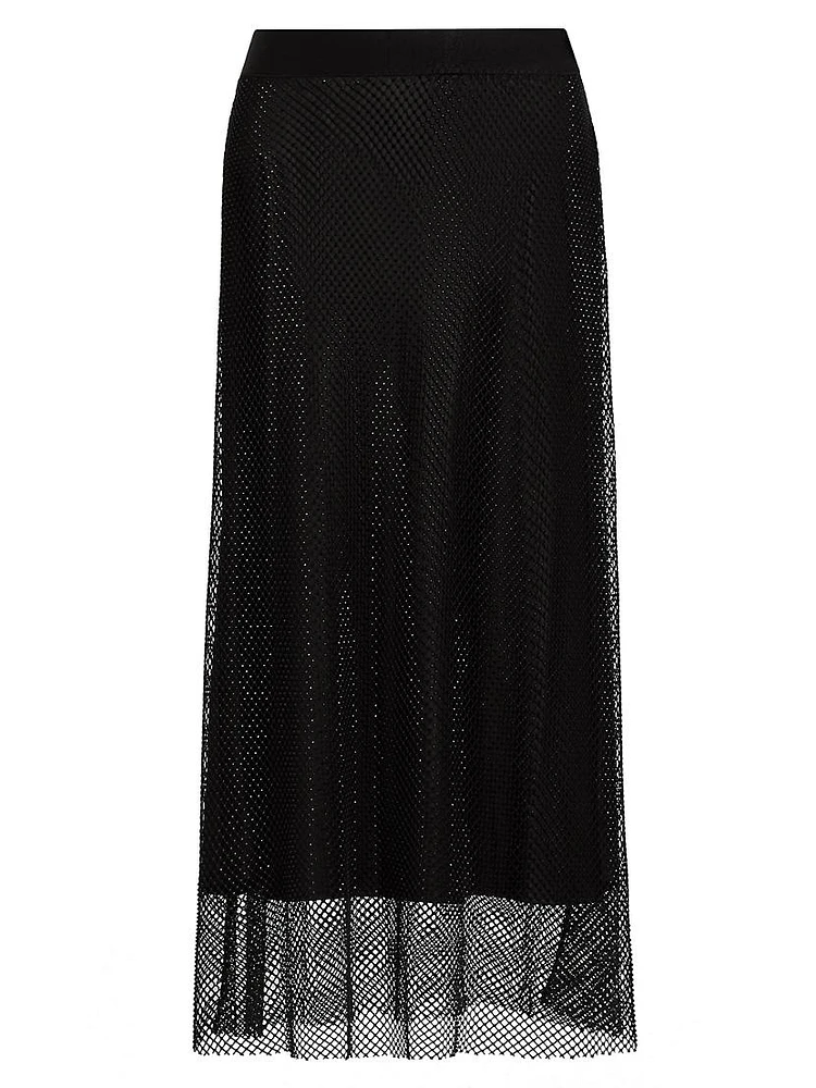 Giovanni Mesh Net Skirt