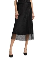 Giovanni Mesh Net Skirt