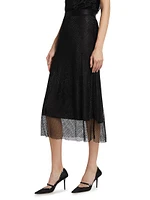 Giovanni Mesh Net Skirt