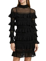 Crush Frilled Minidress