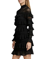 Crush Frilled Minidress