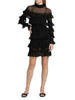 Crush Frilled Minidress