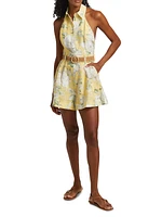 Acacia Floral Halter Romper