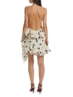 Crush Polka Dot Ruffle Minidress