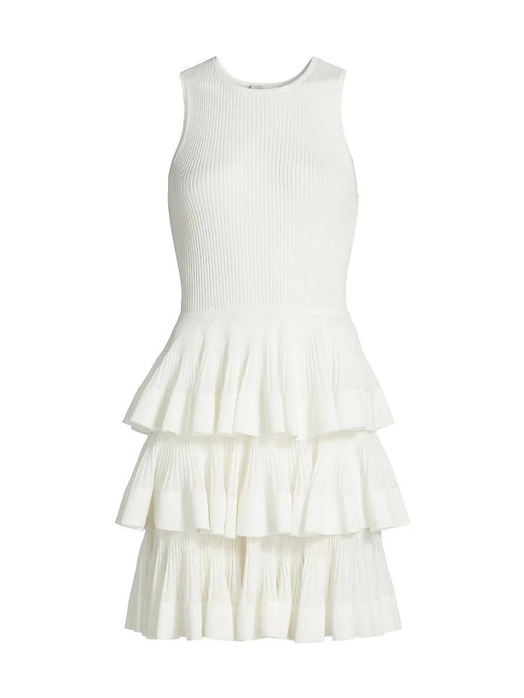 Crush Sleeveless Ruffle Minidress