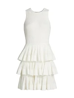 Crush Sleeveless Ruffle Minidress