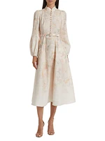 Crush Floral Midi Shirtdress