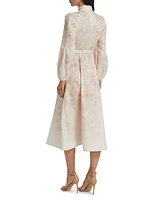 Crush Floral Midi Shirtdress
