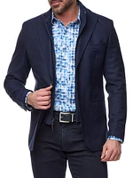 Jetset Wool-Blend Single-Breasted Blazer