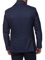 Jetset Wool-Blend Single-Breasted Blazer