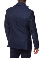 Jetset Wool-Blend Single-Breasted Blazer