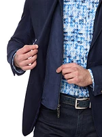 Jetset Wool-Blend Single-Breasted Blazer