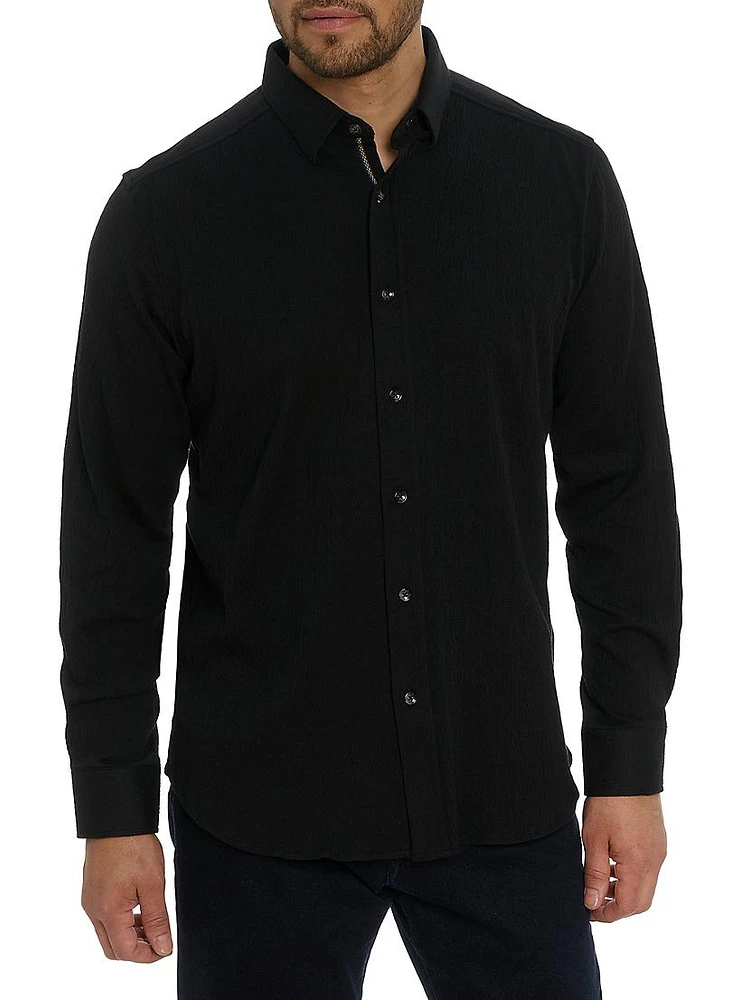 Hammond Cotton-Blend Button-Front Shirt