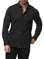 Hammond Cotton-Blend Button-Front Shirt