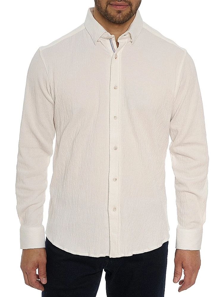 Hammond Cotton-Blend Button-Front Shirt