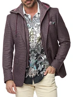 Jetset Hooded Single-Breasted Blazer