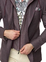 Jetset Hooded Single-Breasted Blazer