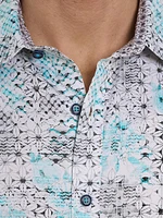 Hendriks Abstract Cotton-Blend Shirt