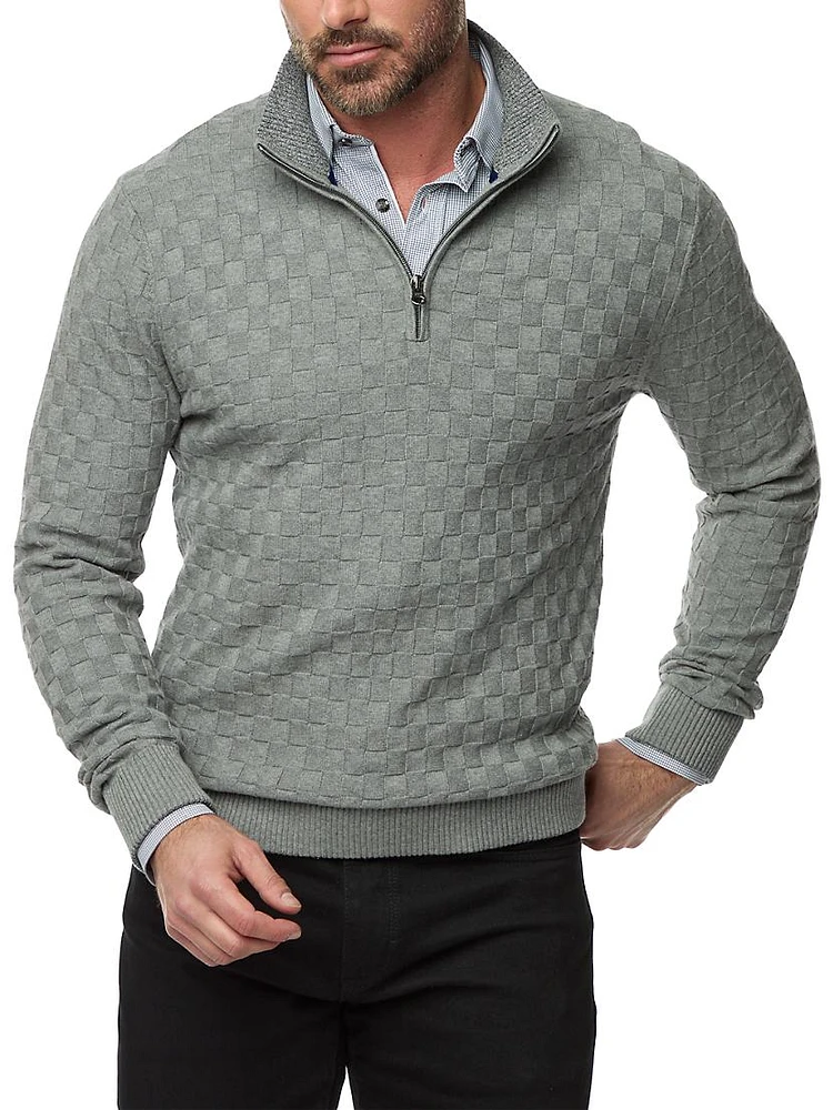 Gavino Quarter-Zip Sweater