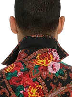 Floral Paisley Print Button-Up Shirt