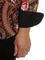 Floral Paisley Print Button-Up Shirt