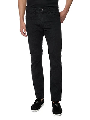 Wells Jacquard Paisley Denim Pants