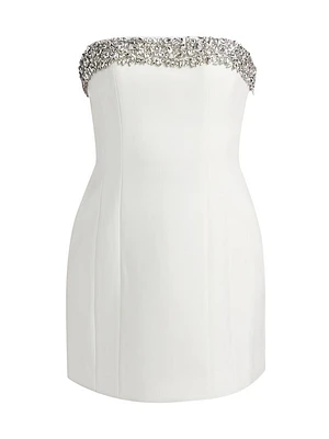 Elsie Embellished Strapless Minidress