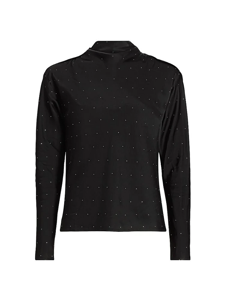 Georgie Hotfix Crystal Top