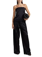 Ani Satin Strapless Top