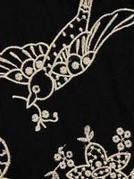 Kingsley Embroidered Tank Midi-Dress