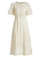Gianna Lace Midi-Dress