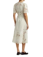 Gianna Lace Midi-Dress