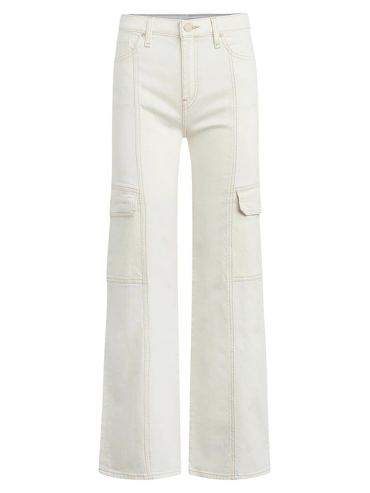 Rosie High-Rise Cargo-Style Jeans