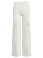 Rosie High-Rise Cargo-Style Jeans